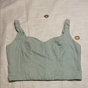 NWT Abercrombie & Fitch Mint color Crop Top